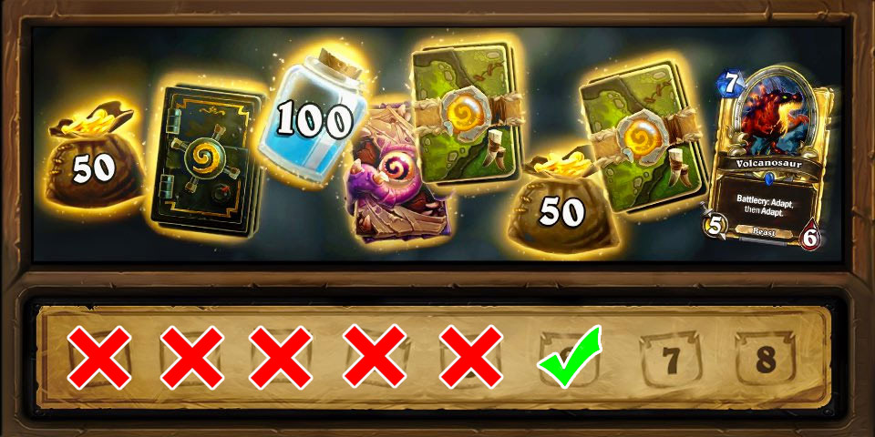 Des récompenses offertes en vous connectant chaque jour à Hearthstone