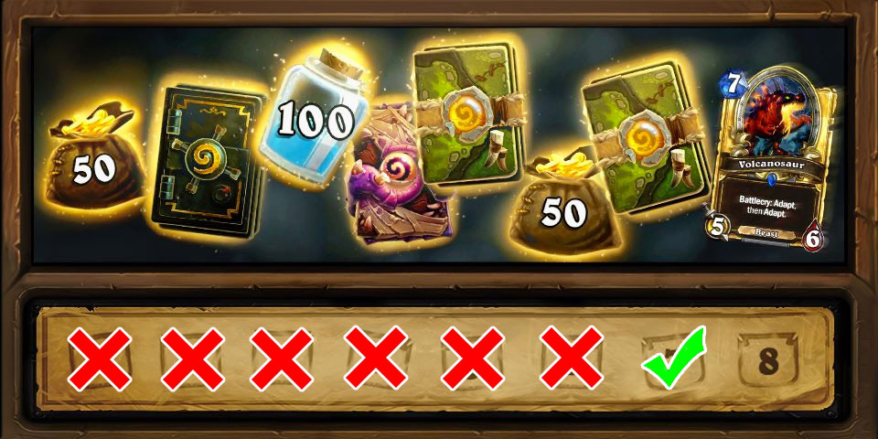 Des récompenses offertes en vous connectant chaque jour à Hearthstone