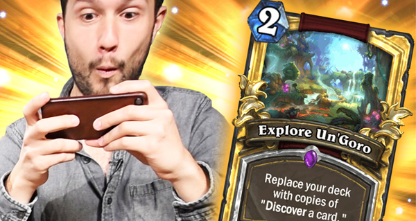 bataille d'exploartion d'un'goro dans hearthstone