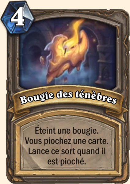 Carte Hearthstone - Bougie des ténèbres