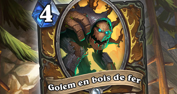golem bois-de-fer : nouveau serviteur commun pour le druide