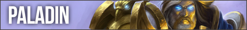 Cartes Paladin Rotation standard 2018