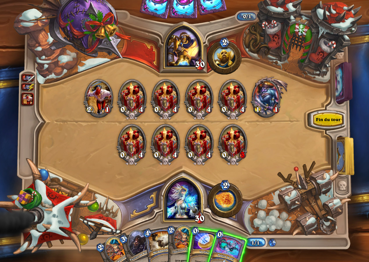 Le bras de fer Voile d'hiver à la bougie du 20 au 24 décembre sur Hearthstone