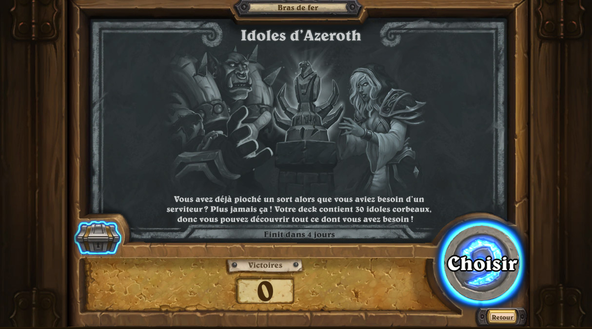 Bras de fer de la semaine : Idoles d'Azeroth 