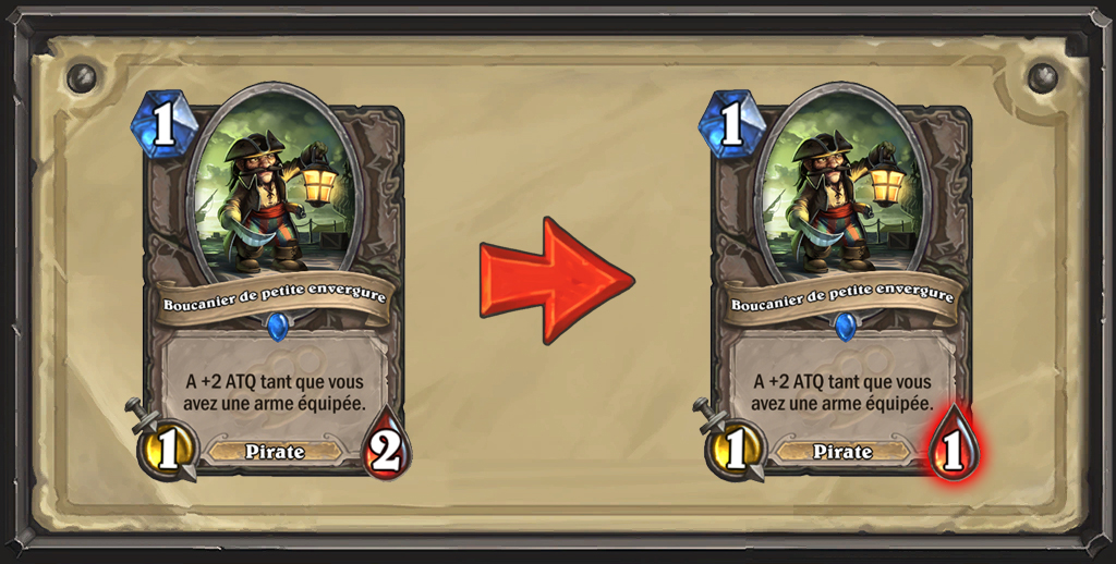 Le Boucanier passe à 1 point de vie