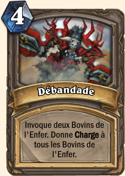  Débandade carte Bras de fer Hearthstone