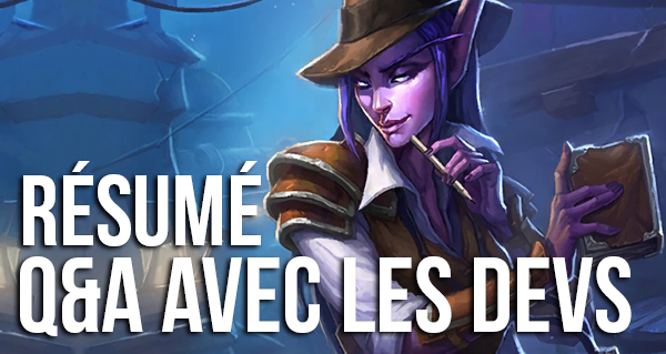 session q&a avec les developpeurs hearthstone vendredi 18 heures
