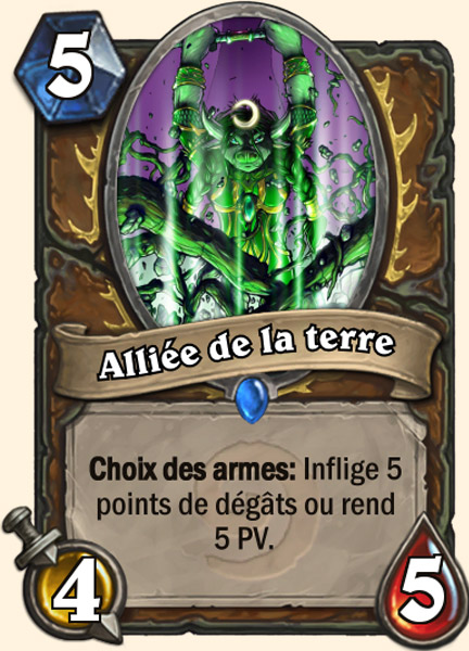 Carte Hearthstone - extension créée par un fan