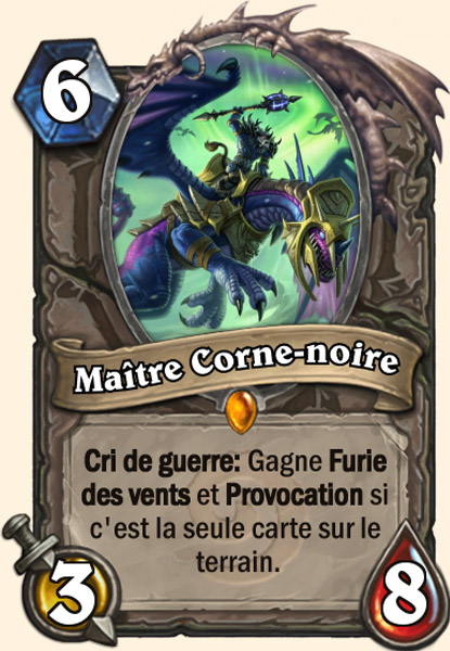 Carte Hearthstone - extension créée par un fan