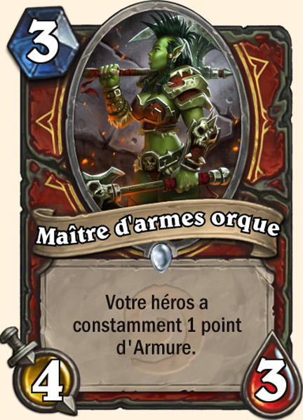 Carte Hearthstone - extension créée par un fan