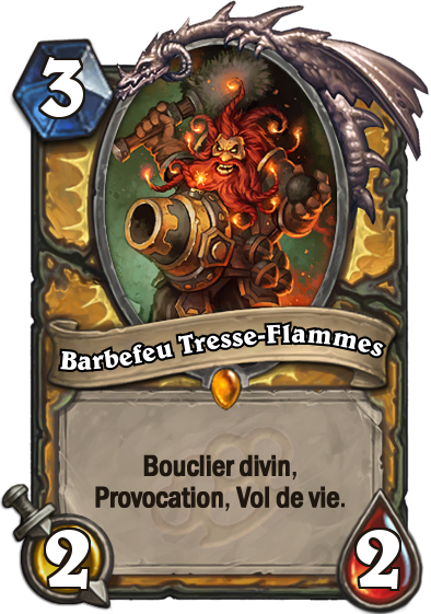 Barbefeu Tresse-Flammes carte Hearthstone