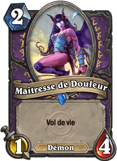 Maîtresse de Douleur carte Hearthstone