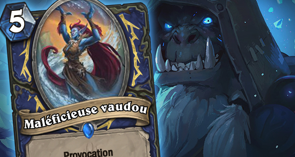 maleficieur vaudou : nouvelle carte chaman du trone de glace