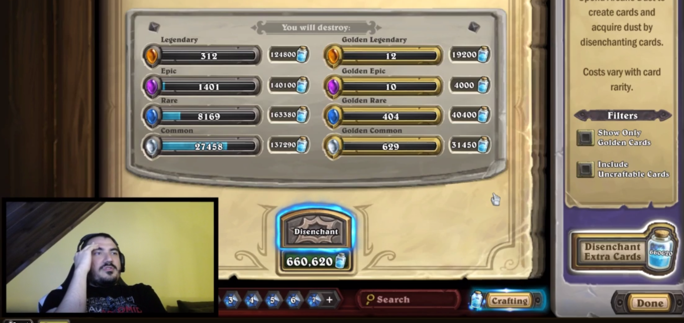 Kripparrian sur le point de désenchanter ses cartes