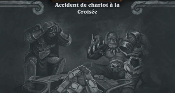 bras de fer hebdomadaire : accident de chariot a la croisee