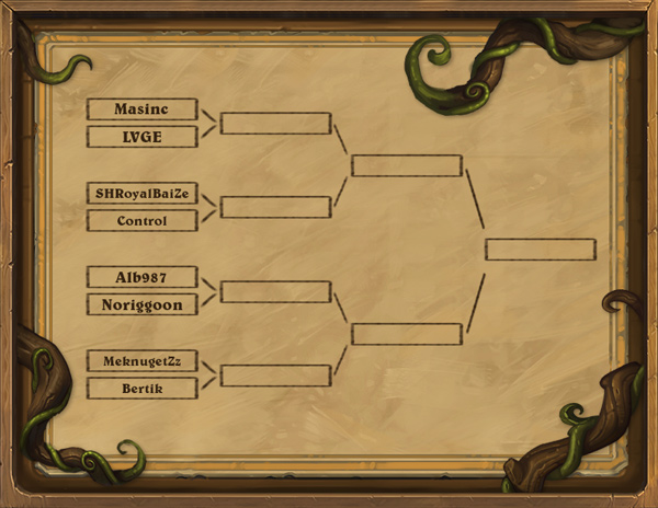 Bracket de l'Open libre Hearthstone