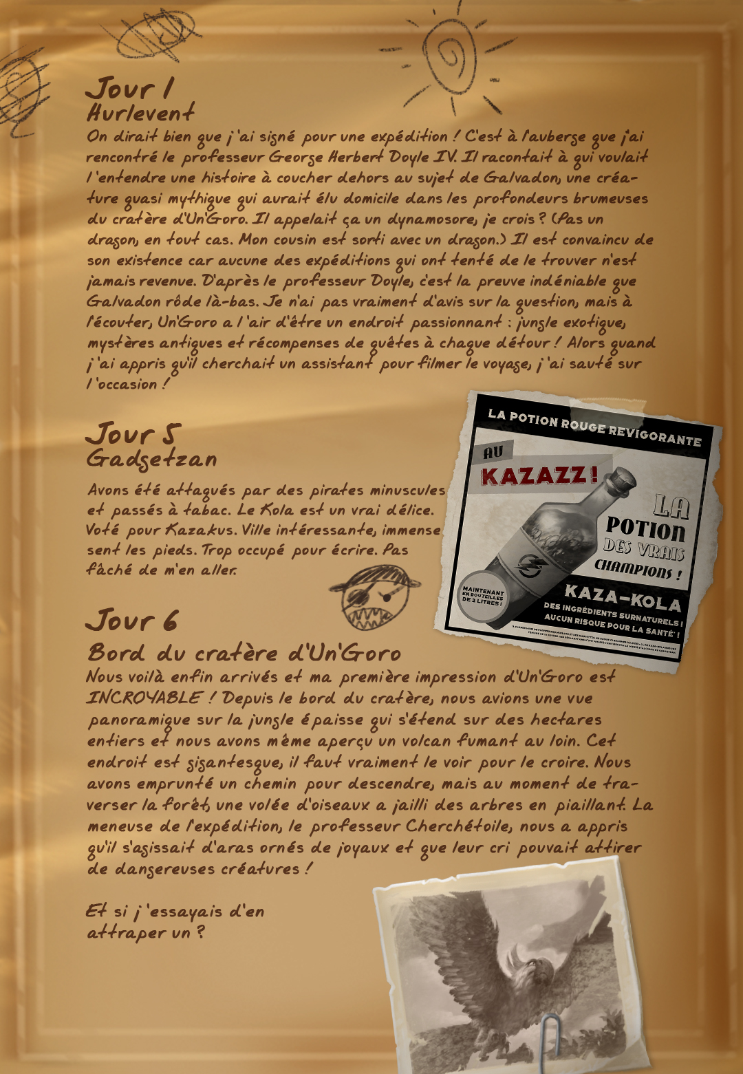 Journal d’expédition de E. Malone - 1re semaine - Partie 1