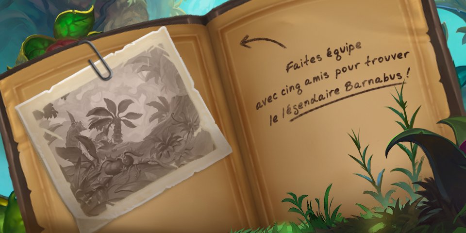 5 personnes partent à la recherche du légendaire Barnabus dans Hearthstone