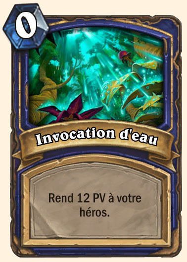 invocation eau hearthstone