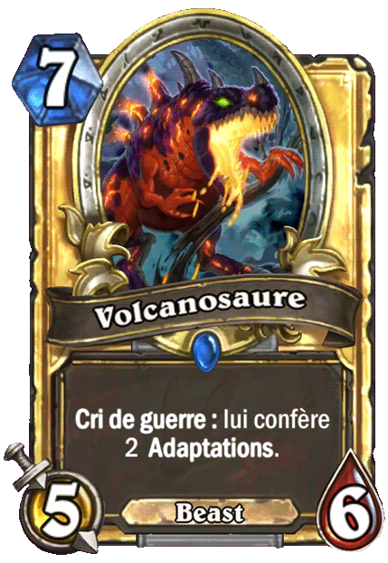 Volcanosaure doré Hearthstone