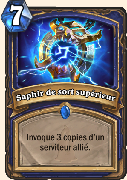 Carte Hearthstone - Saphir de sort supérieur