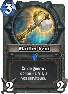 Carte Hearthstone - Maillet béni