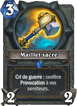 Carte Hearthstone - Maillet sacré