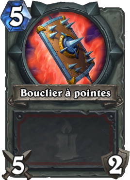 Carte Hearthstone - Arme bouclier à pointes