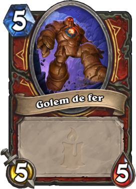 Carte Hearthstone - Golem de fer