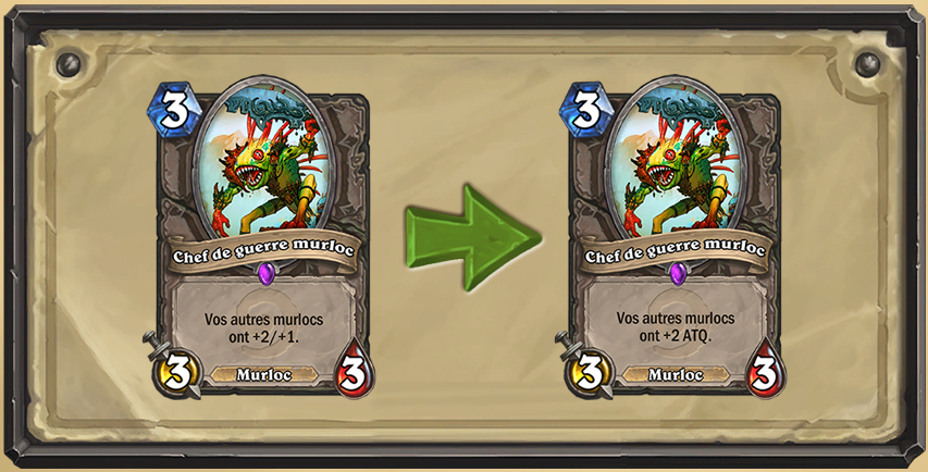 Modifications pour la carte Chef de guerre murloc au patch 9.1