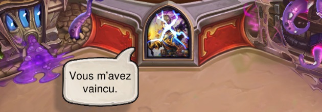 Reconstitution du match-up Voleur Meule contre Prêtre Contrôle