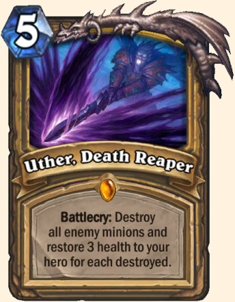 Carte Hearthstone concept Chevalier de la mort