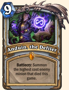 Carte Hearthstone concept Chevalier de la mort