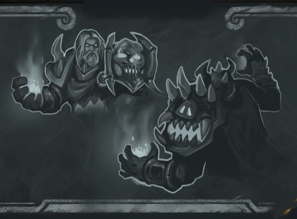 Illustration du bras de fer des Fastes du Trône de glace