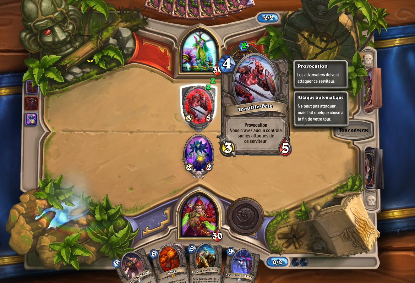 Votre pouvoir héroique vous permet de poser des décorations