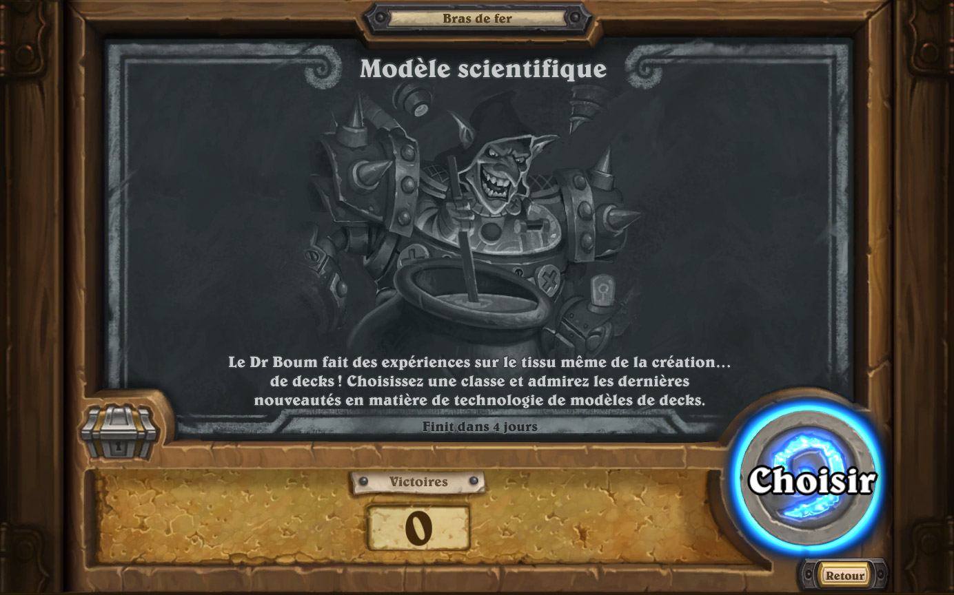 Bras de fer hebdomadaire : Modèle scientifique