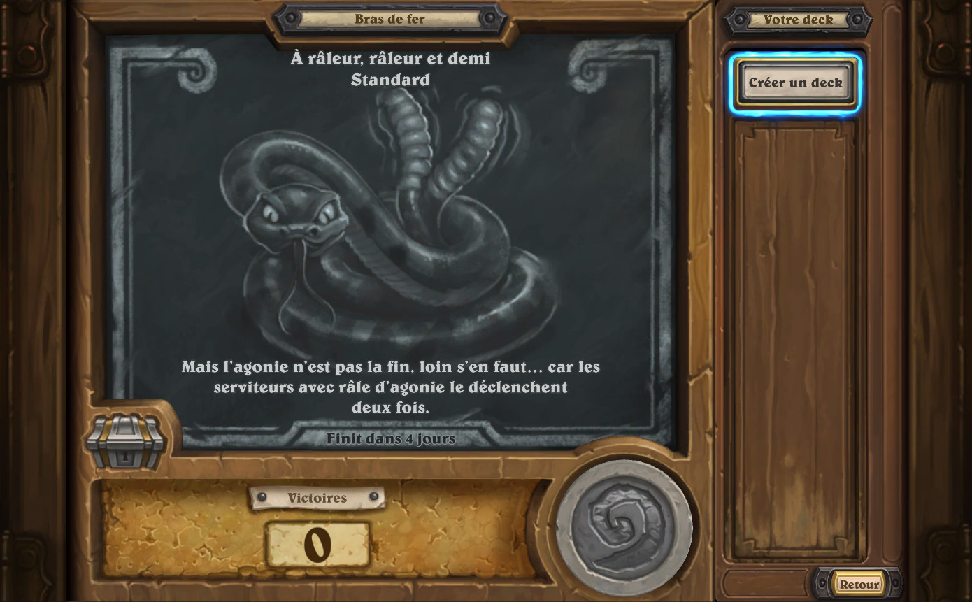 Bras de fer Hearthstone : A râleur, râleur et demi 