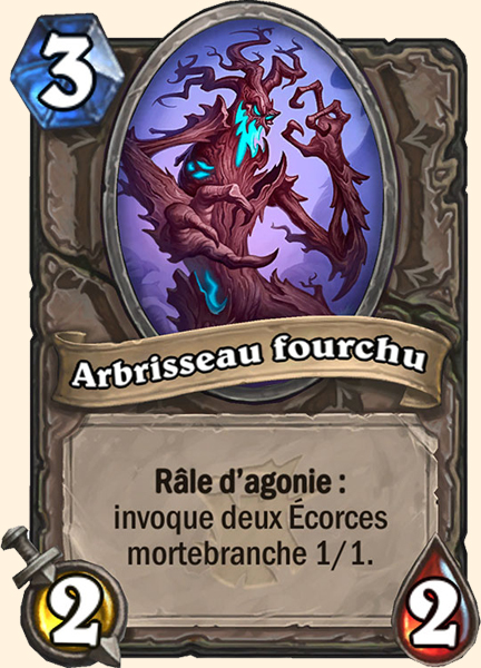 Abrisseau forchu, invocation de Mortebranche forchue