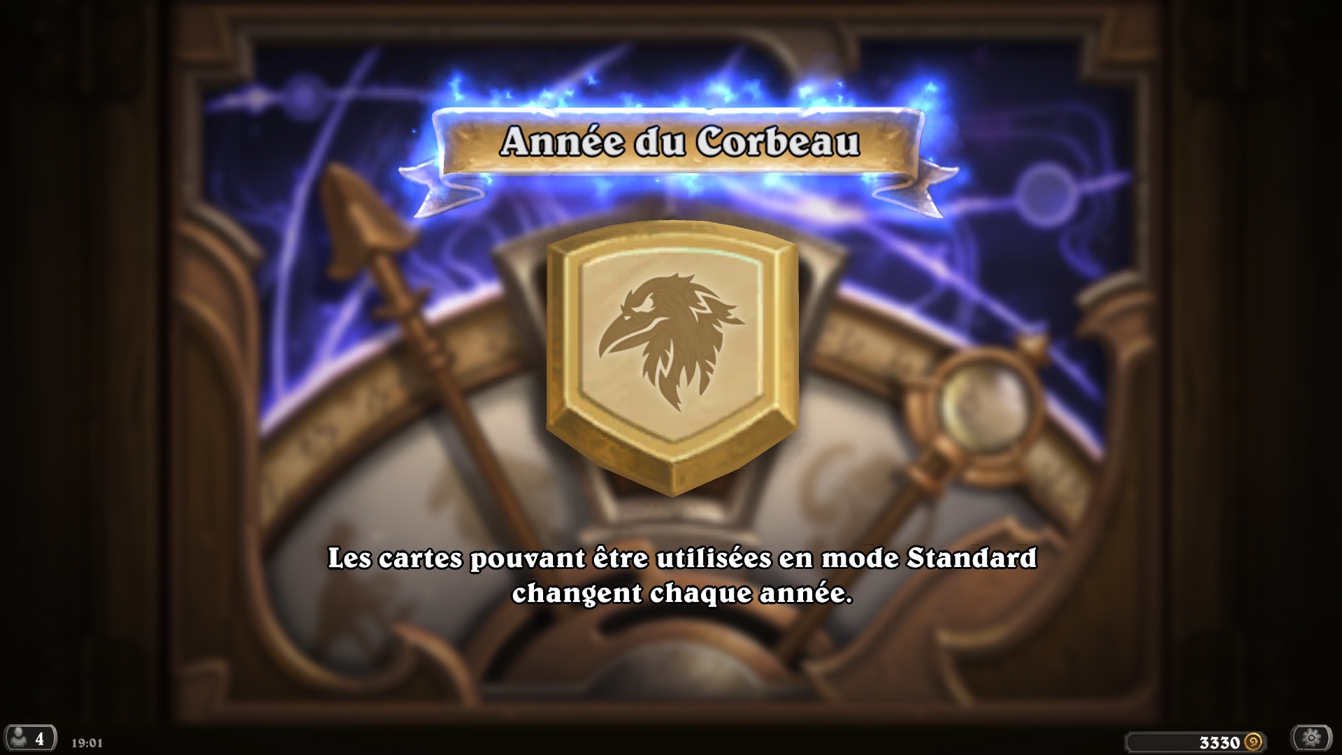 L'année du Corbeau a débuté avec la sortie du Bois Maudit