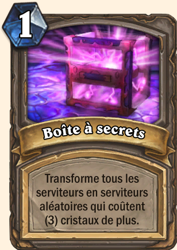 Carte Hearthstone - Boîte à secrets
