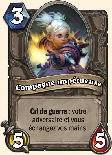 Carte Hearthstone - Compagne impétueuse
