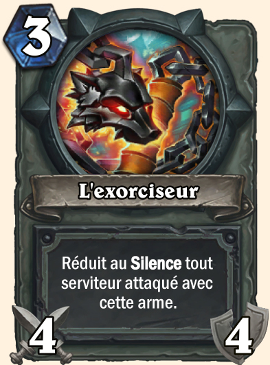 Carte Hearthstone - L'exorciseur