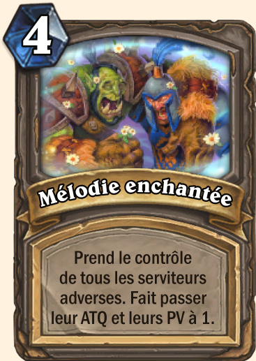 Carte Hearthstone - Mélodie enchantée