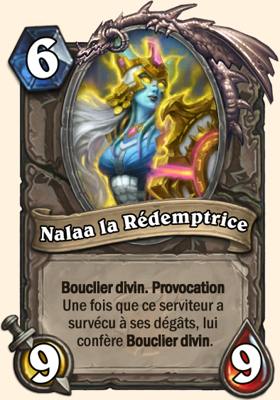 Carte Hearthstone - Nelaa la Rédemptrice