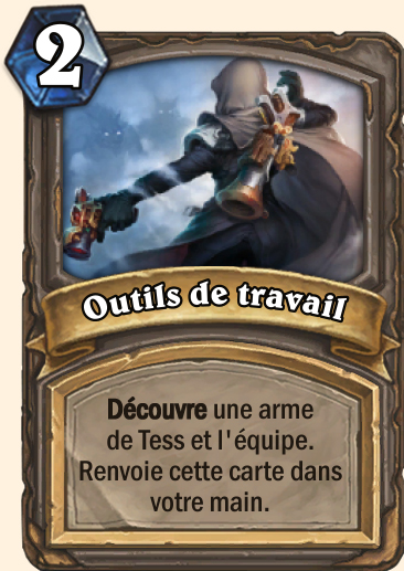 Carte Hearthstone - Outils de travail