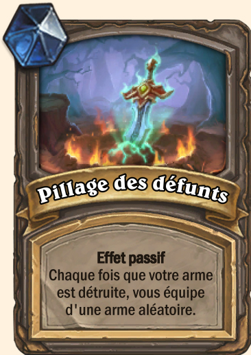 Carte Hearthstone - Pillage des défunts