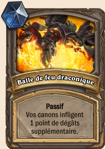Carte Hearthstone - Balle de feu draconique