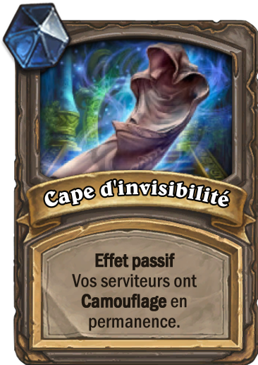 Carte Hearthstone - Cappe invisibilite