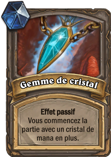 Carte Hearthstone - Gemme de cristal