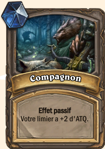 Carte Hearthstone - Compagnon